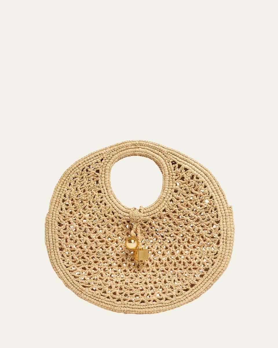 Le Petit Rond Raffia Shoulder Bag